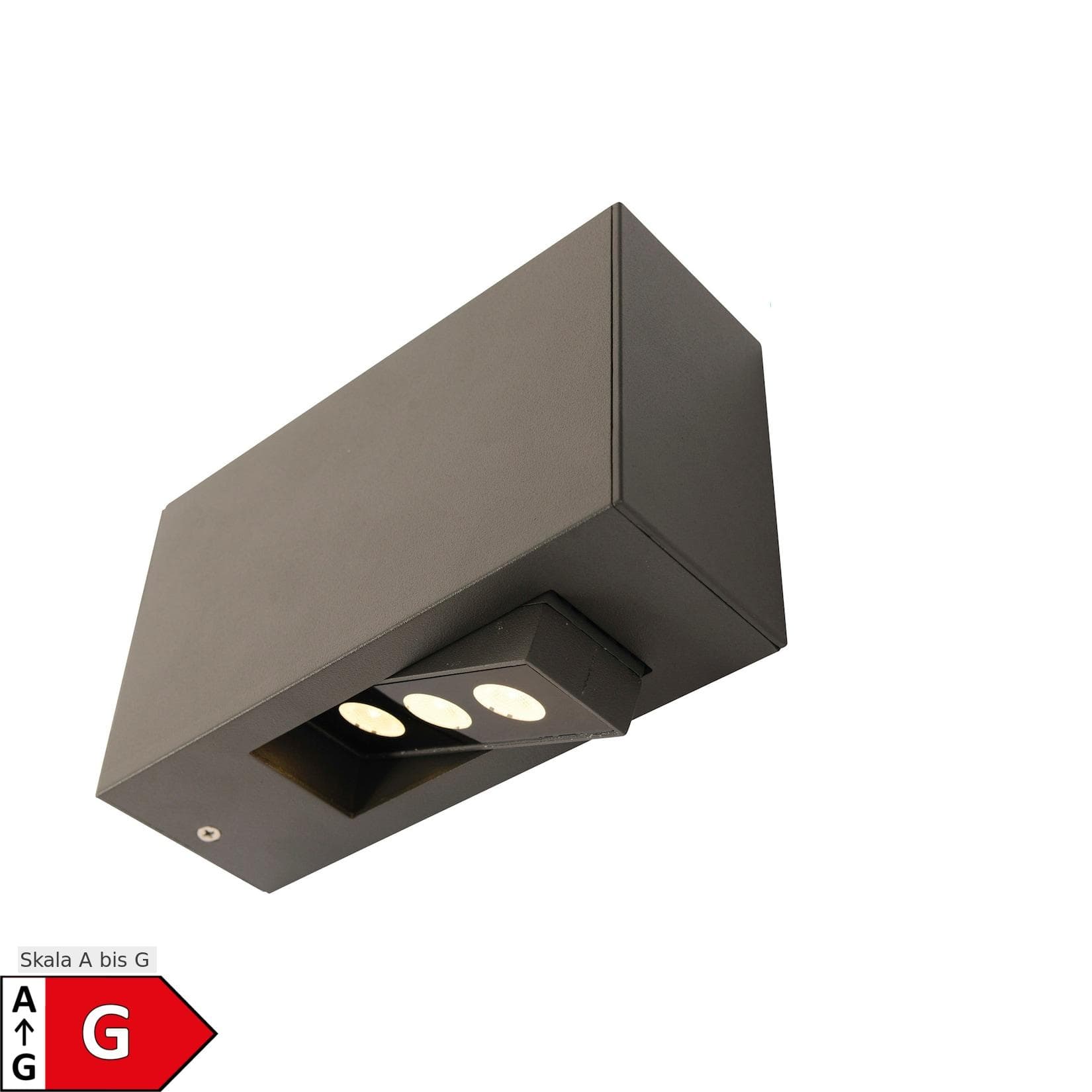 Moderne Außenwandleuchte in neutraler Farbe