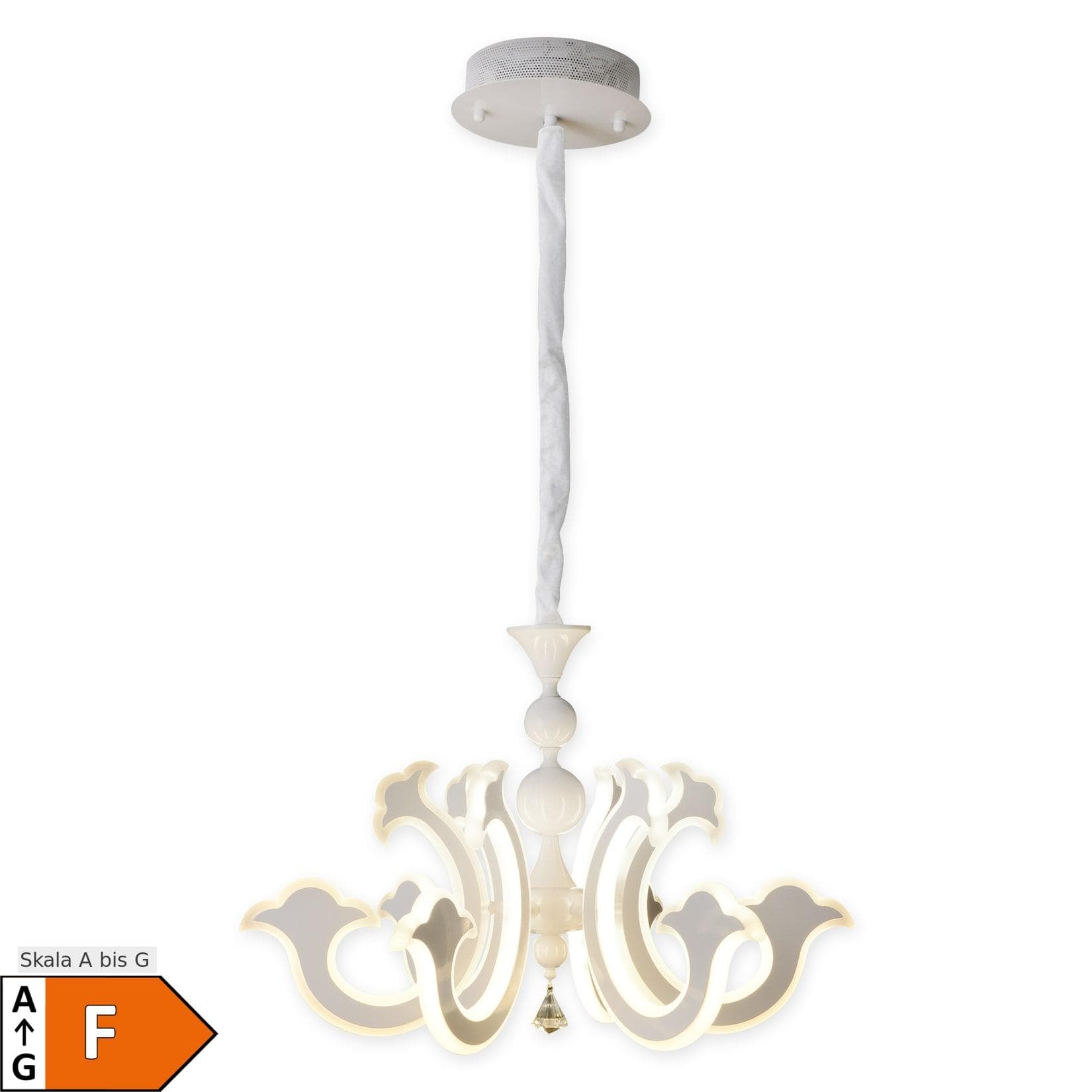 Näve LED-Krone weiß 66 cm LUDWIG