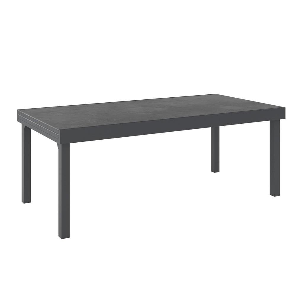 Ambia Garden Gartentisch Anthrazit Ausziehbar