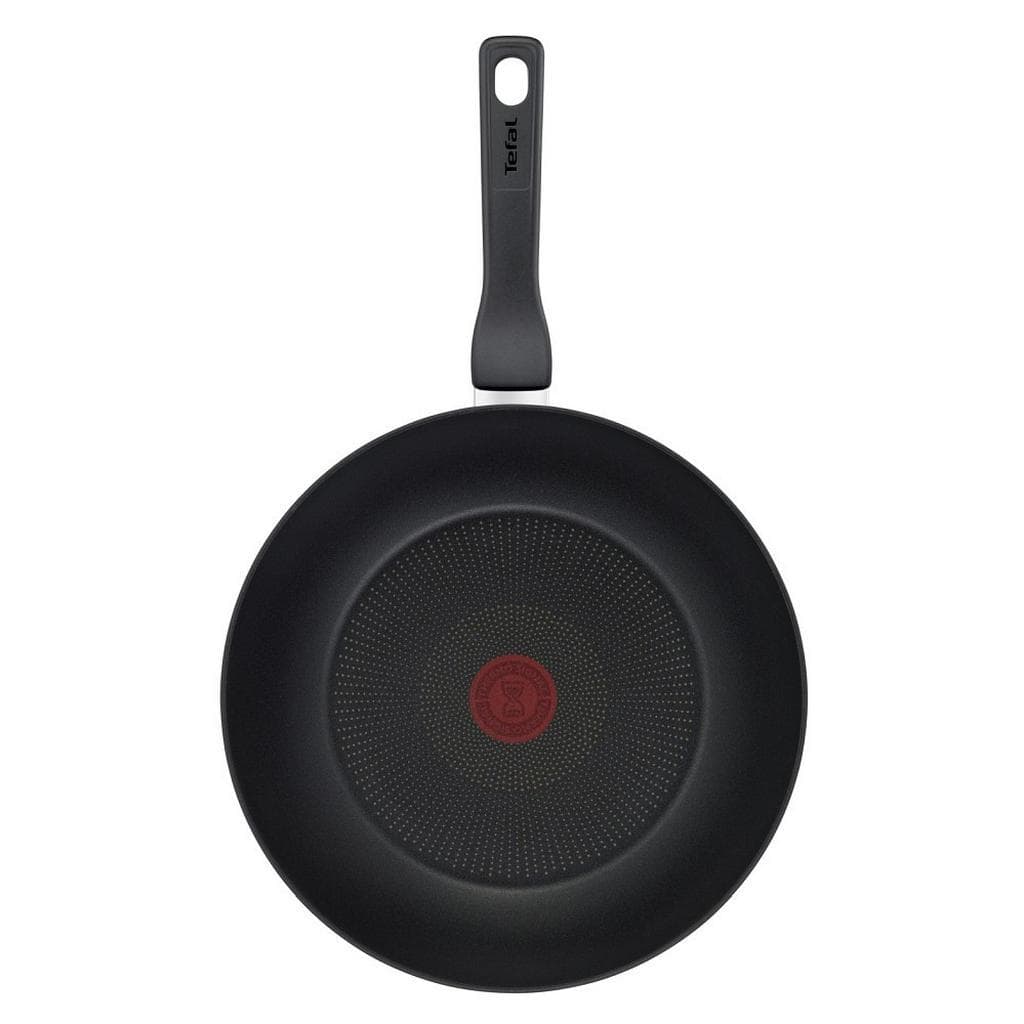 Tefal Wokpfanne Hard Titanium Pro 28 cm Schwarz Antihaftbeschichtet