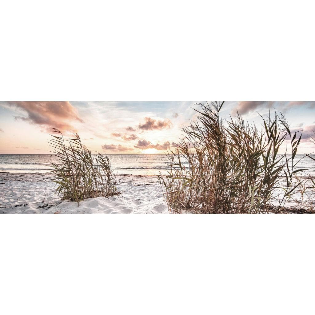 Euroart Glasbild Strand & Meer Mehrfarbig Fotografie