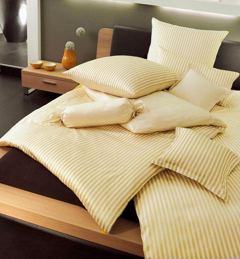 Janine Wendebettwäsche Modernclassic: Streifen Design, Mako-Satin, Reißverschluss