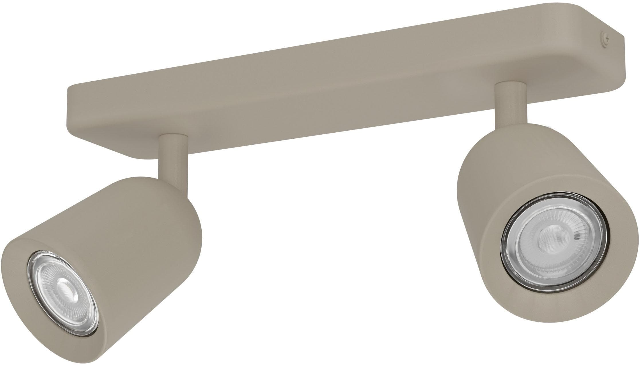 EGLO Deckenleuchte CAMALDOLI Spotlampe Stahl GU10 2x10W IP20 Wandleuchte Schwenkbar