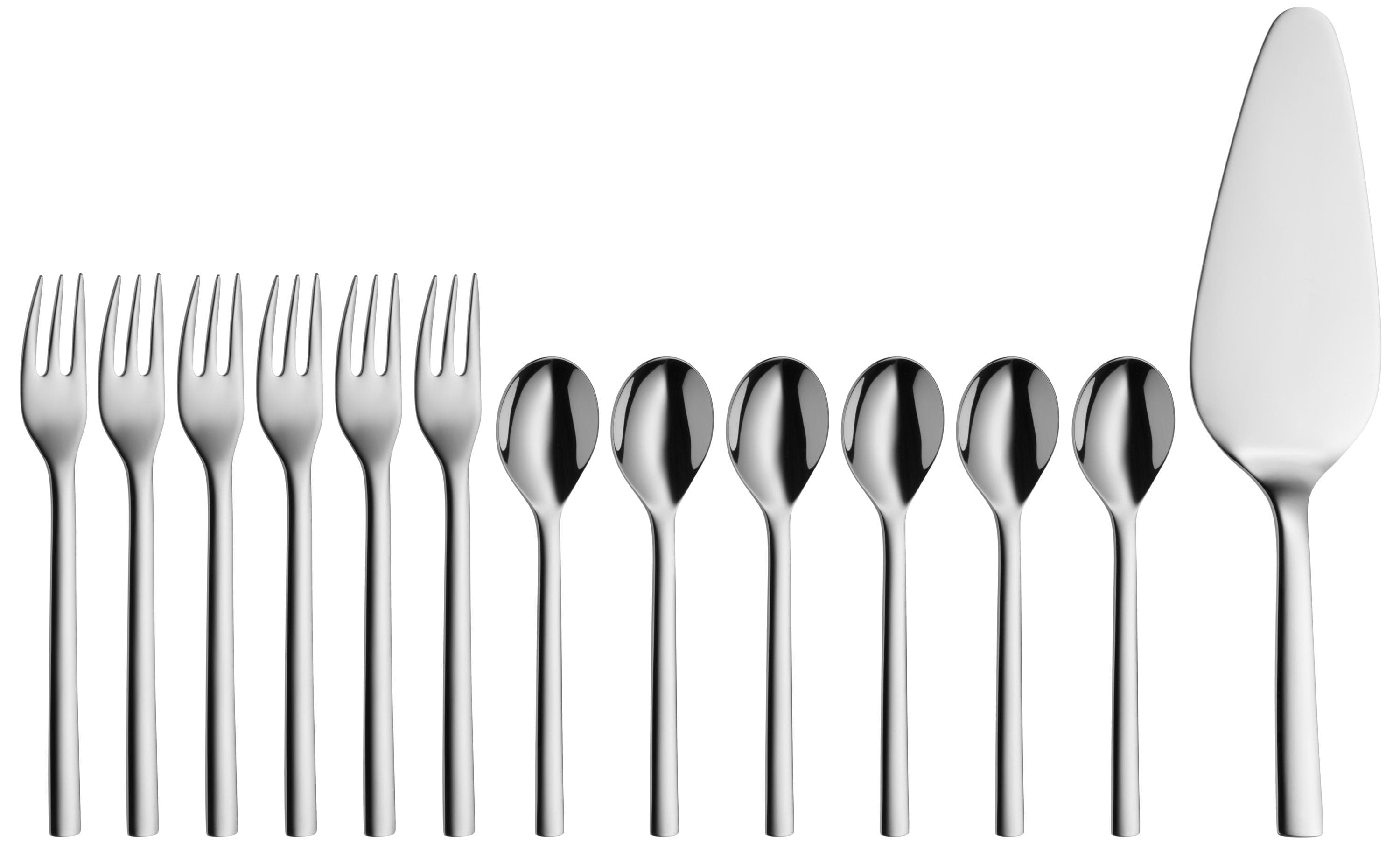 WMF Kuchen-Set NUOVA 13-teilig Silber
