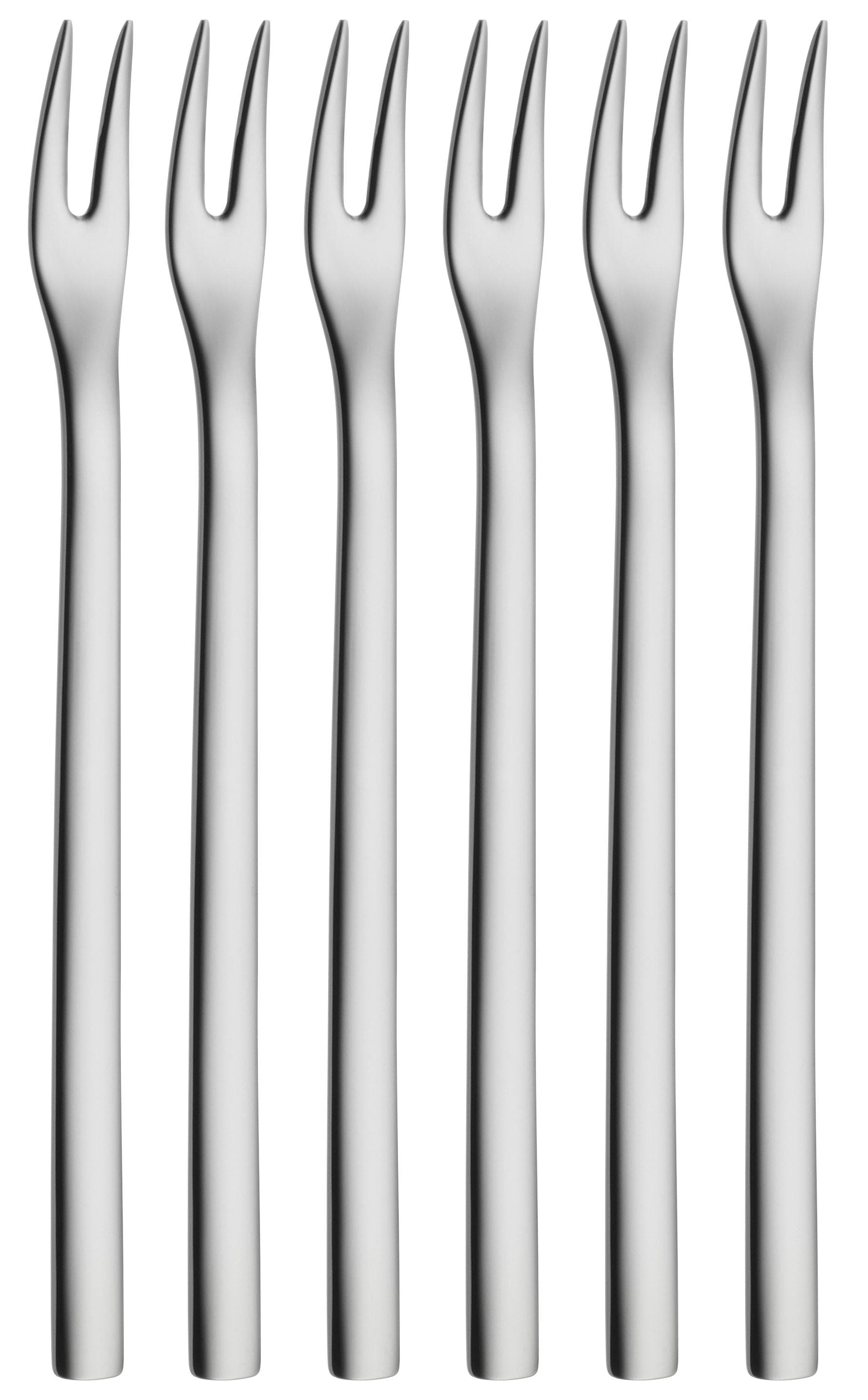 Bowlengabel-Set WMF NUOVA 6-teilig Silber Metall