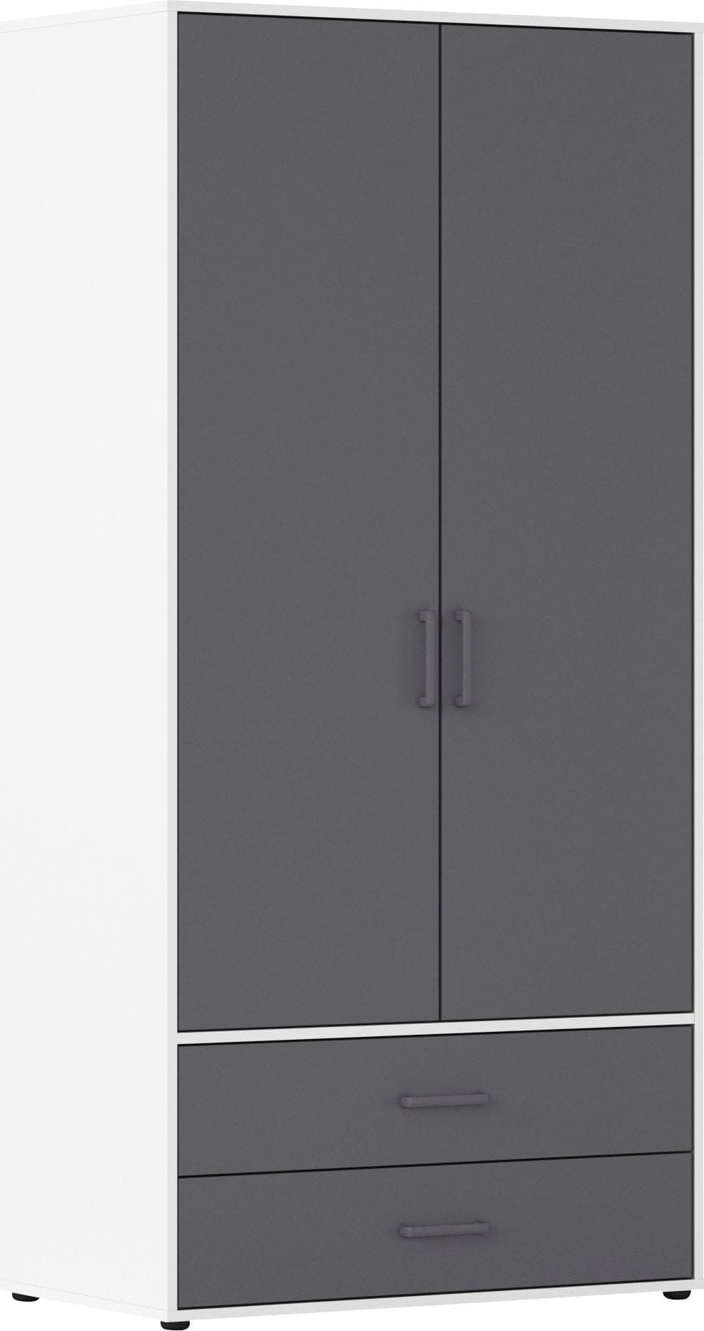 Drehtürenschrank RAUCH Kleiderschrank Garderobe Wäscheschrank Voyager