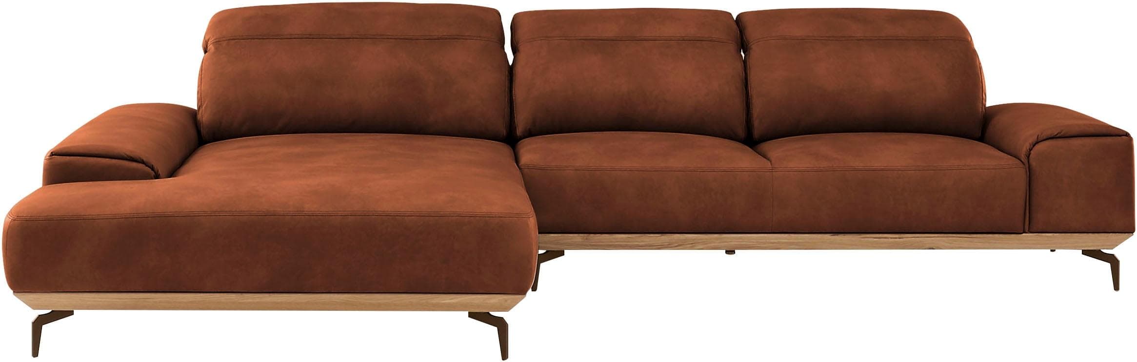 Musterring Wohnlandschaft MR 2490 Ecksofa Long-Life-Leder Cognac