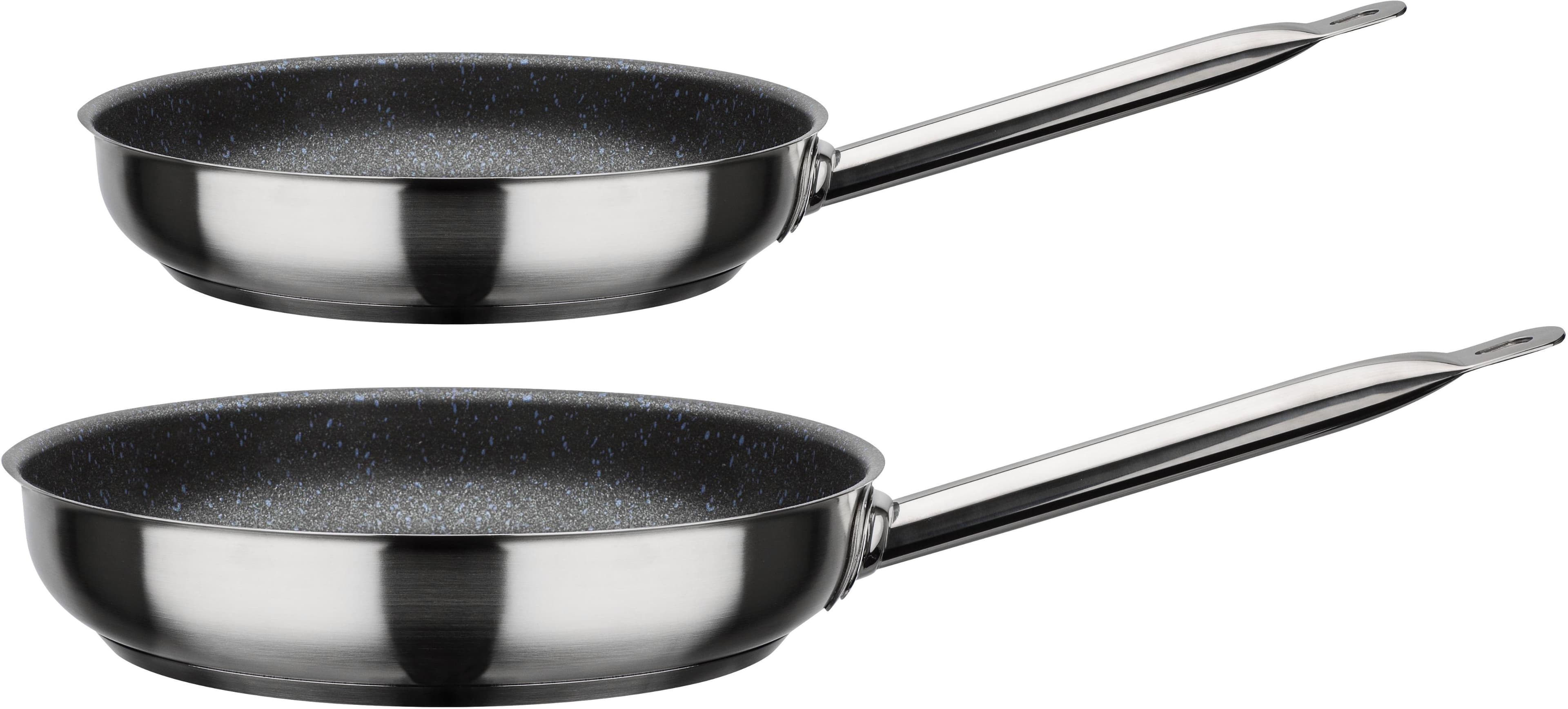 GSW Pfannen-Set "Le Chef PROFILE" Silber/Schwarz 28 cm