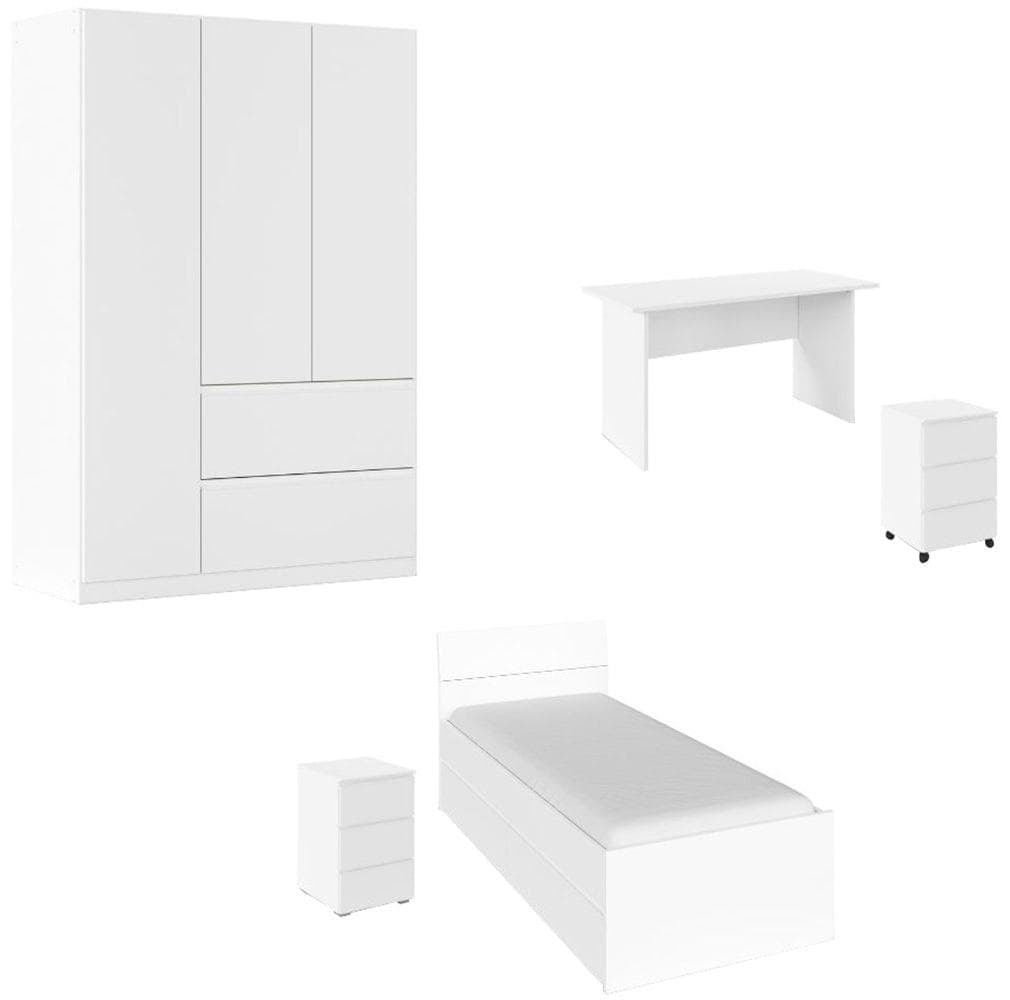 Jugendzimmer-Set RAUCH JOEL Alpinweiß Holzwerkstoff