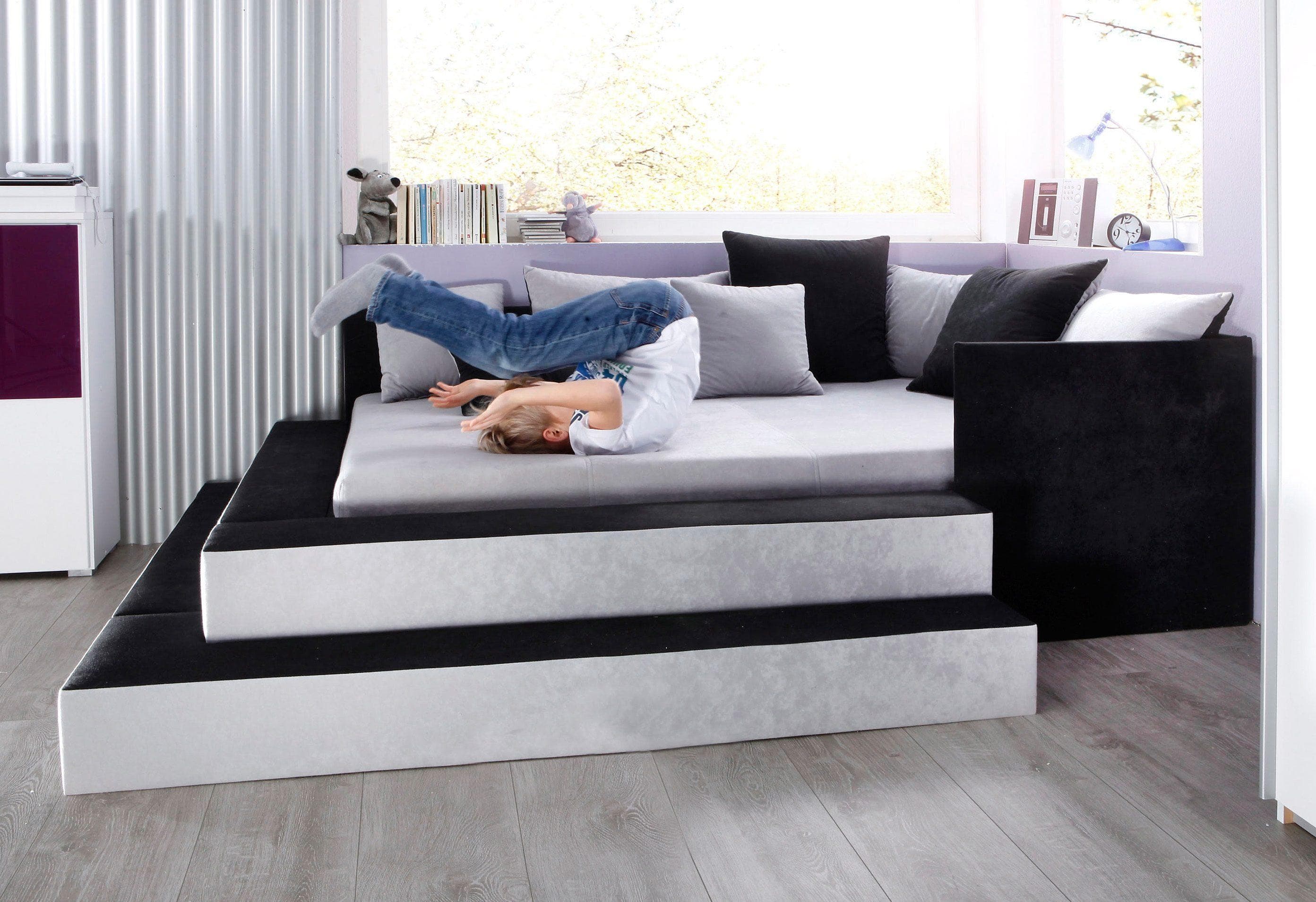 Kuscheliges Polsterbett für Babys und Kleinkinder