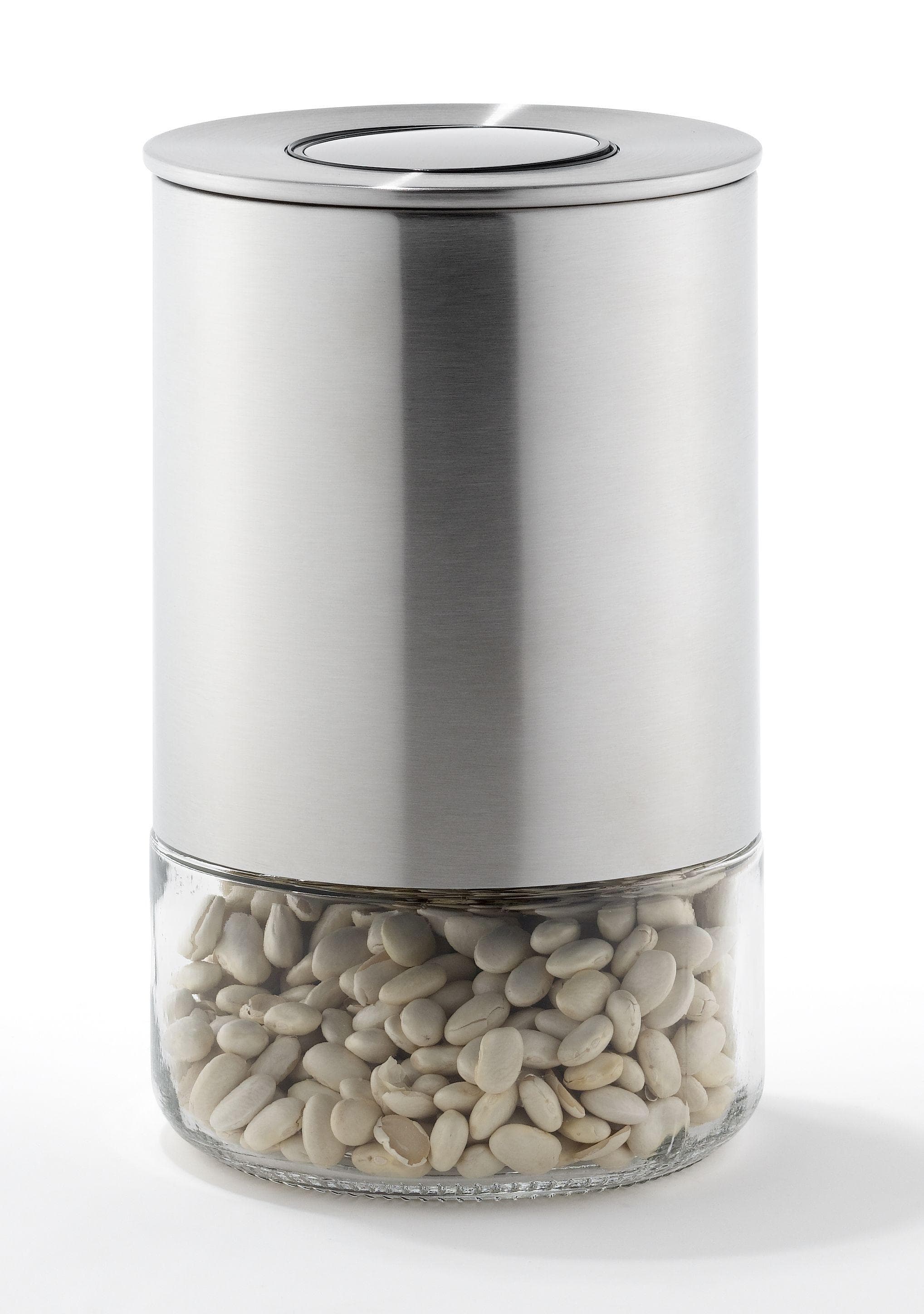 bongusto Vorratsdose Silberfarben Transparent