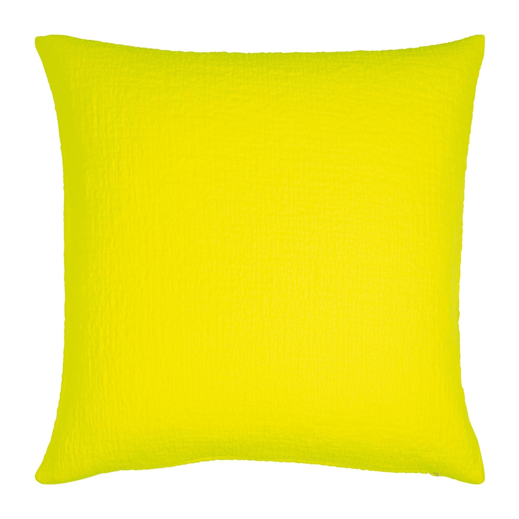 Dekokissen PAD Fashion Gelb Unifarben 50x50cm
