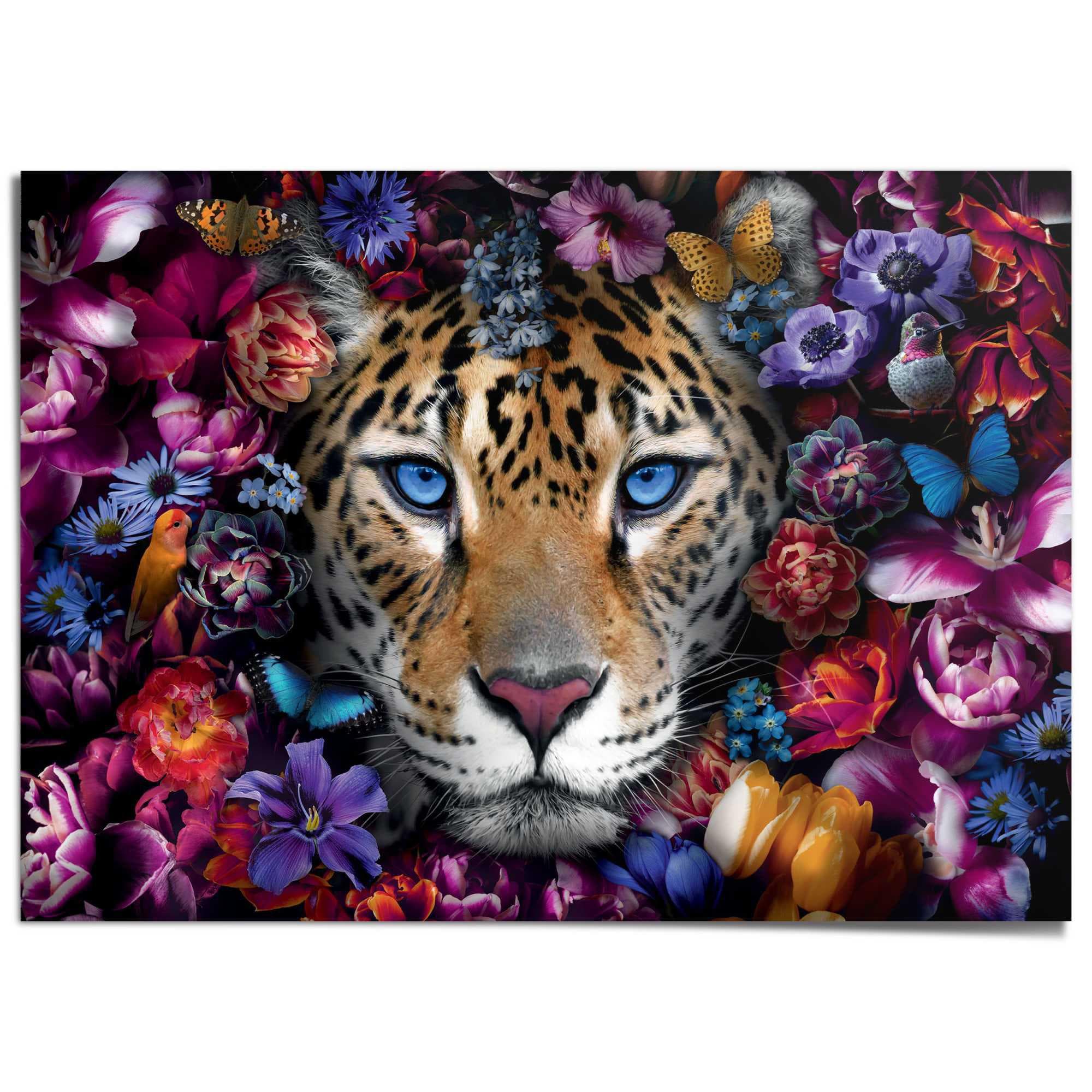 Poster REINDERS Power Cat Mehrfarbig