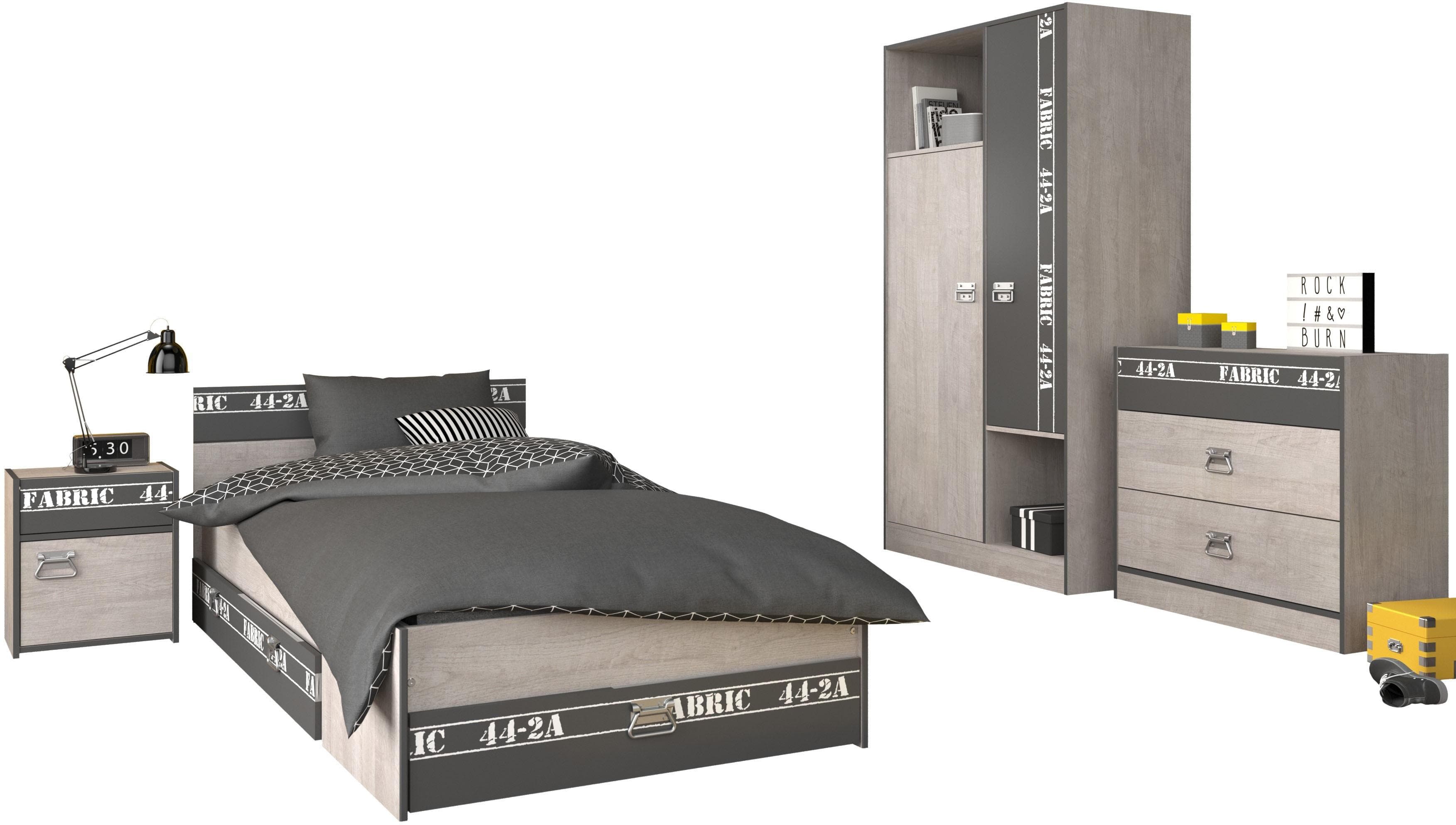 Parisot Jugendzimmer-Set Grau