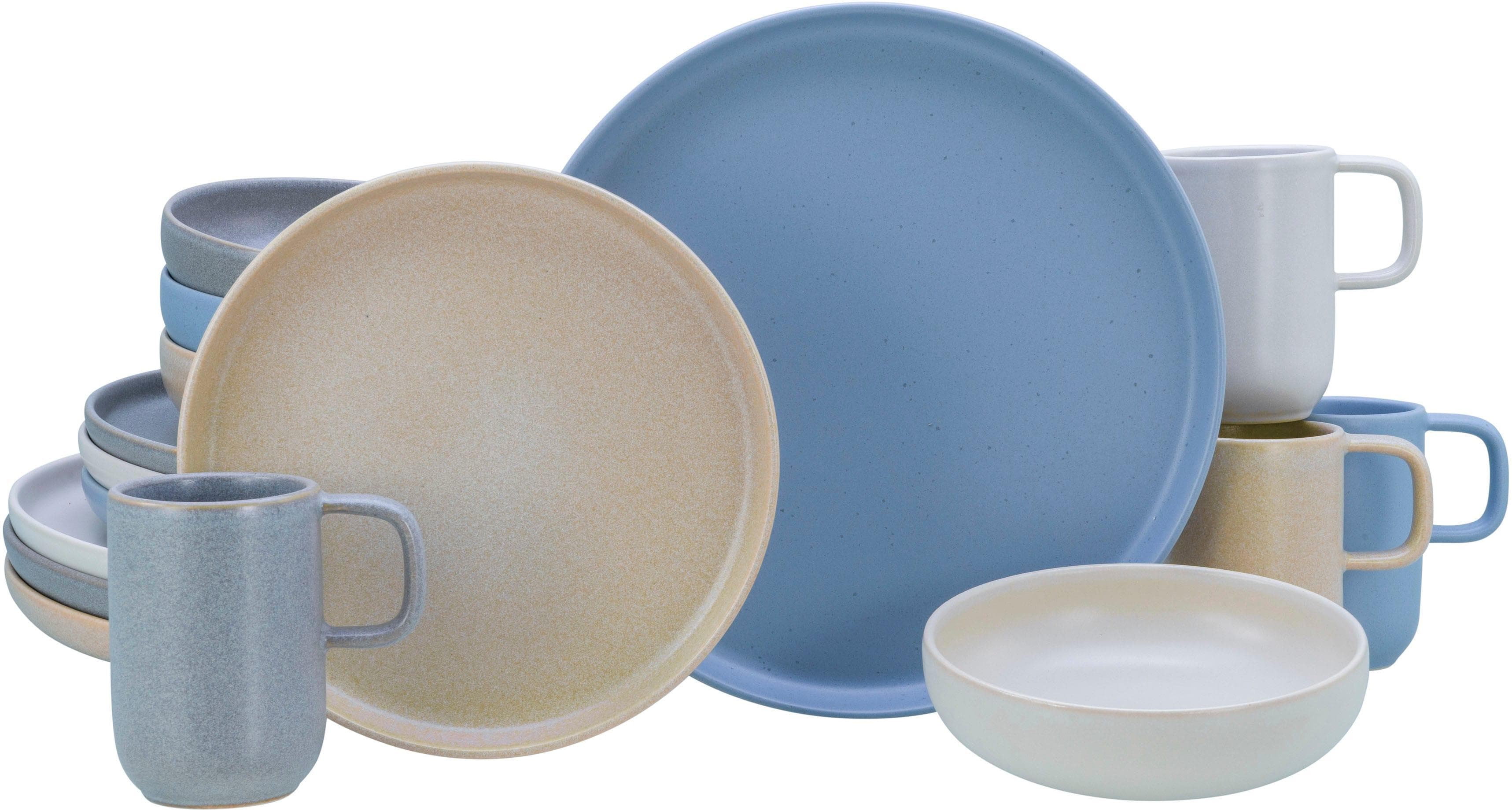 Creatable Uno Nordic Kombiservice 16-tlg. Bunt Steinzeug