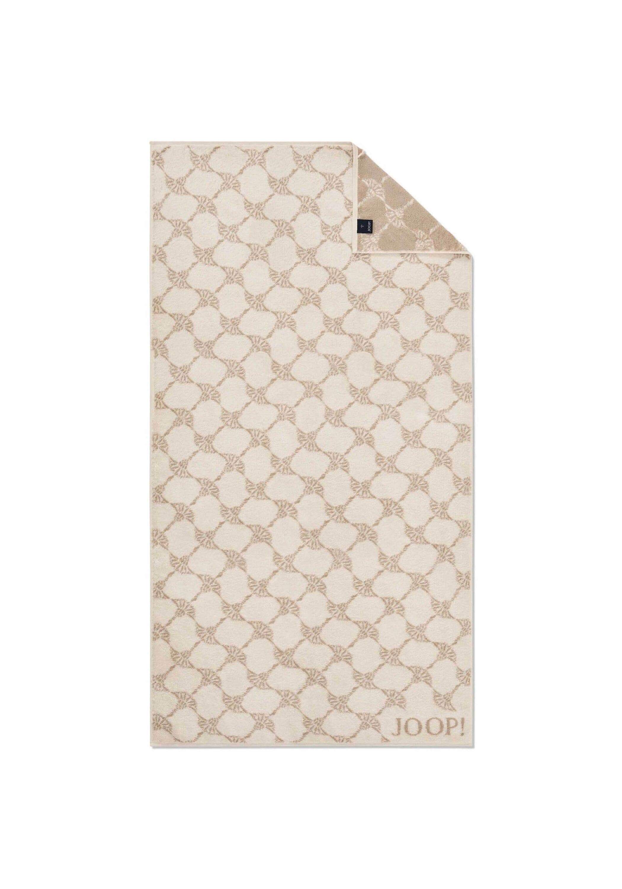 JOOP Duschtuch Classic Cornflower Creme 100% Baumwolle