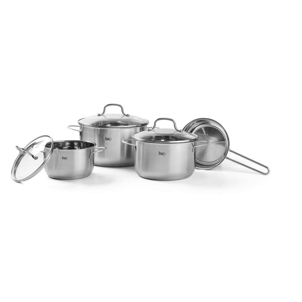 Homeware Profession. Kochtopfset Saphira 4-teilig Edelstahl