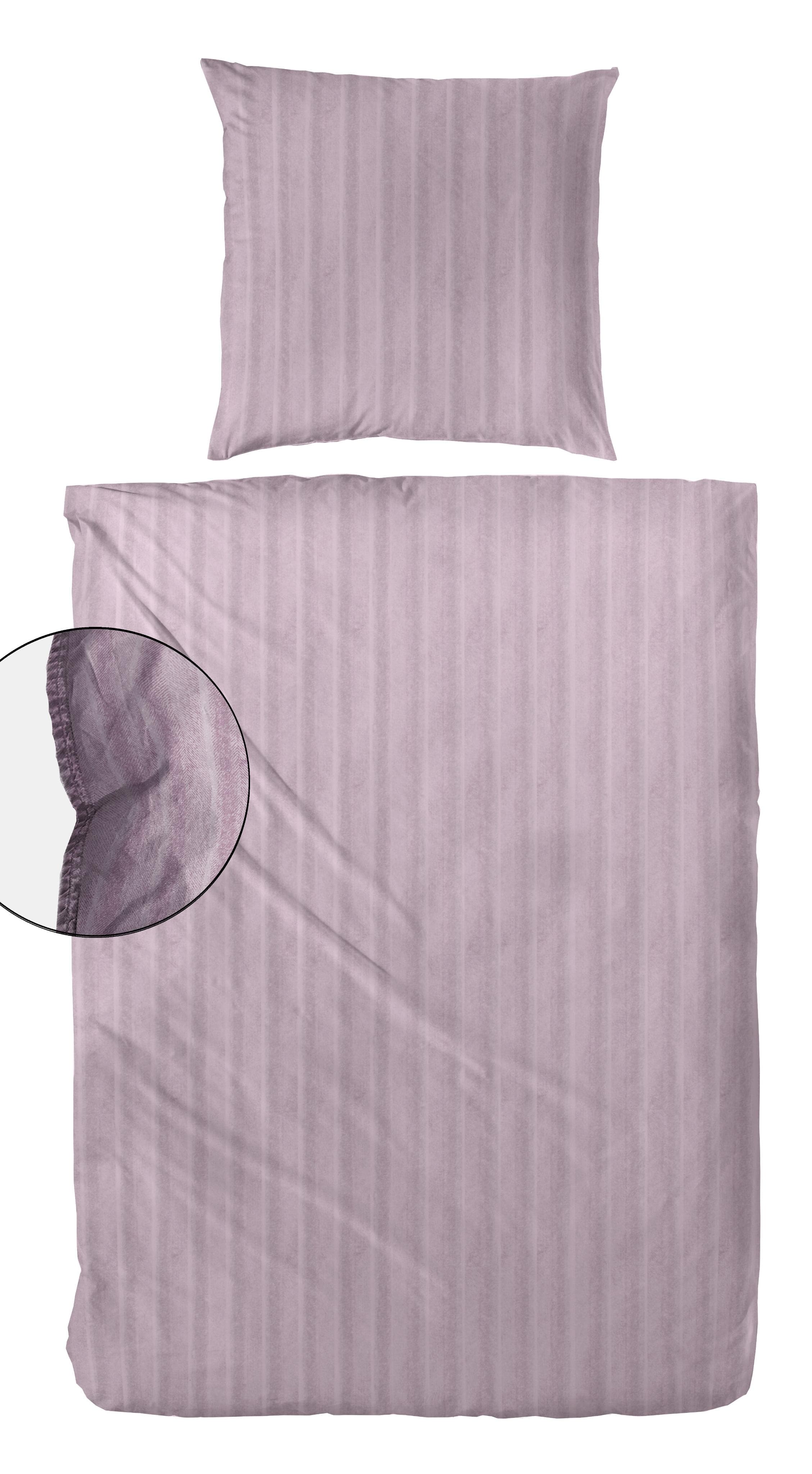 Primera Bettwäsche Stone-Washed Style Orchid Renforcé 100% Baumwolle