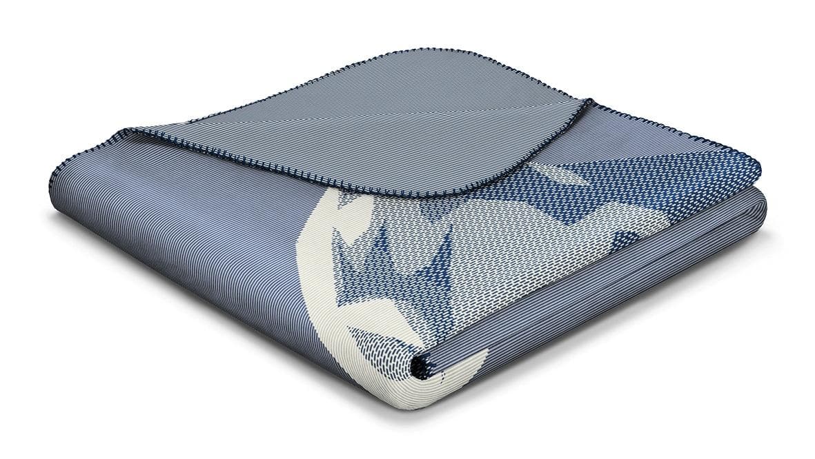 BIEDERLACK Wohndecke Snow Flow Blau