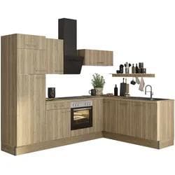 Küche OPTIFIT Klara Wildeichefarben 270x200 cm