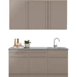 Moderne Küche mit integrierter Spüle