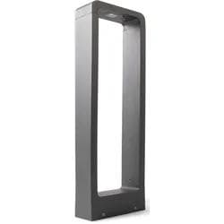 Pollerleuchte aus Aluminium und Metall in Grau und Anthrazit