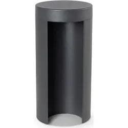 Pollerleuchte aus Aluminium in Grau und Anthrazit