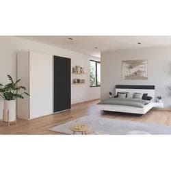 rauch Schlafzimmer-Set Monza, mit Schwebetürenschrank Breite 218 cm, Bettanlage in 2 Breiten