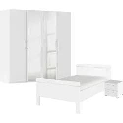 Rauch Evelyn Schlafzimmer Set | Komfortbett & Schrank mit Spiegel