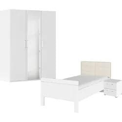 Schlafzimmer-Set RAUCH Evelyn Weiß Komplettschlafzimmer