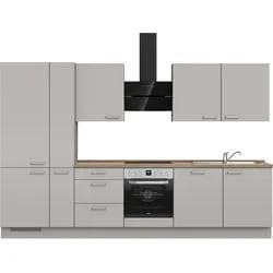 Nobilia Küchenzeile Touch II Grau Eiche Havanna Nachbildung