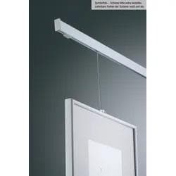 Bilderrahmen-Set GARESA Bilderaufhängung Aluminiumfarben