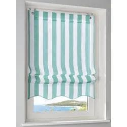 Raffrollo HEINE HOME Gr. 3 Salbei/Weiß Streifenmuster