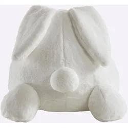 Kopfkissen weiss Teddy-Optik 100% Polyester