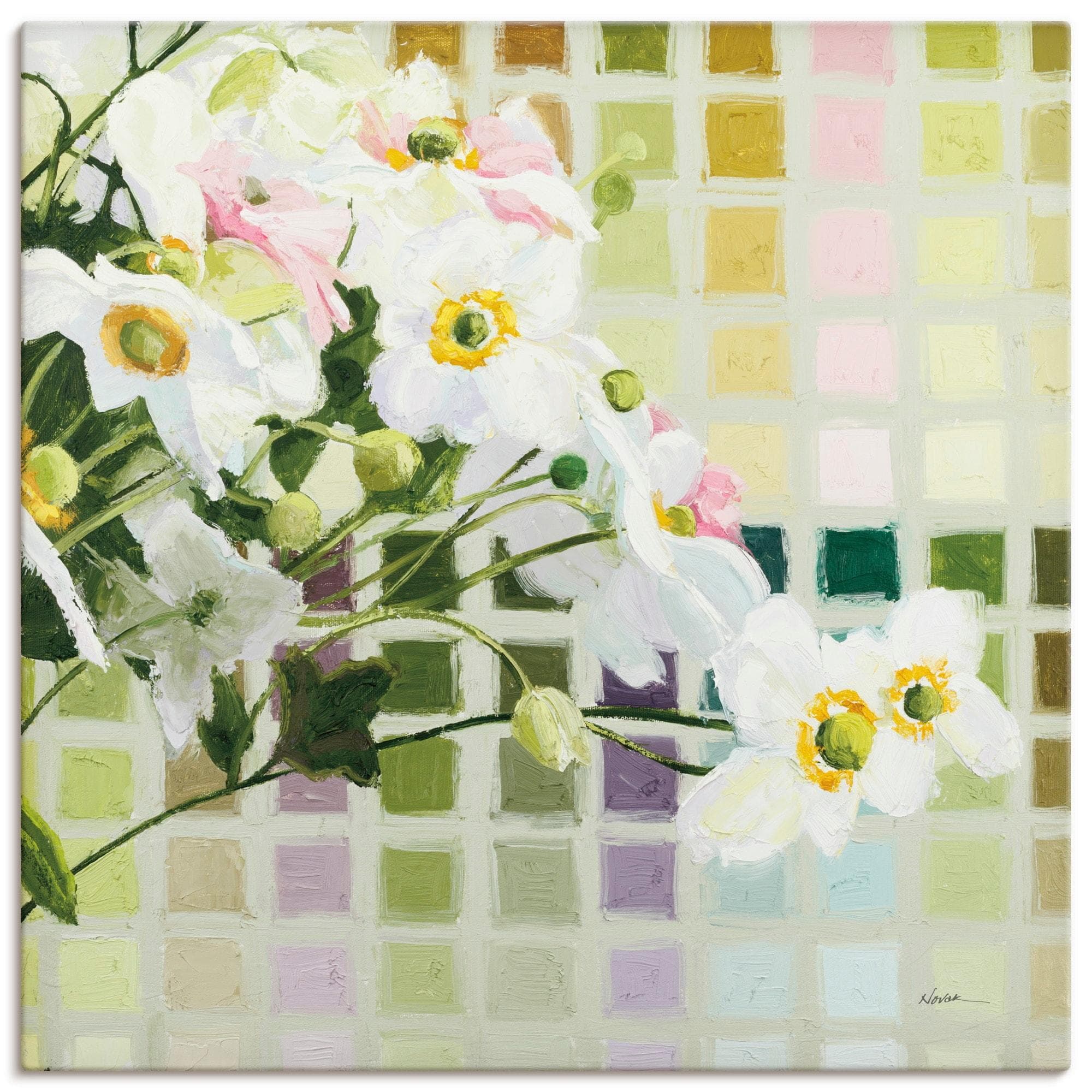 Wandbild ARTLAND Color Chart I Farbig