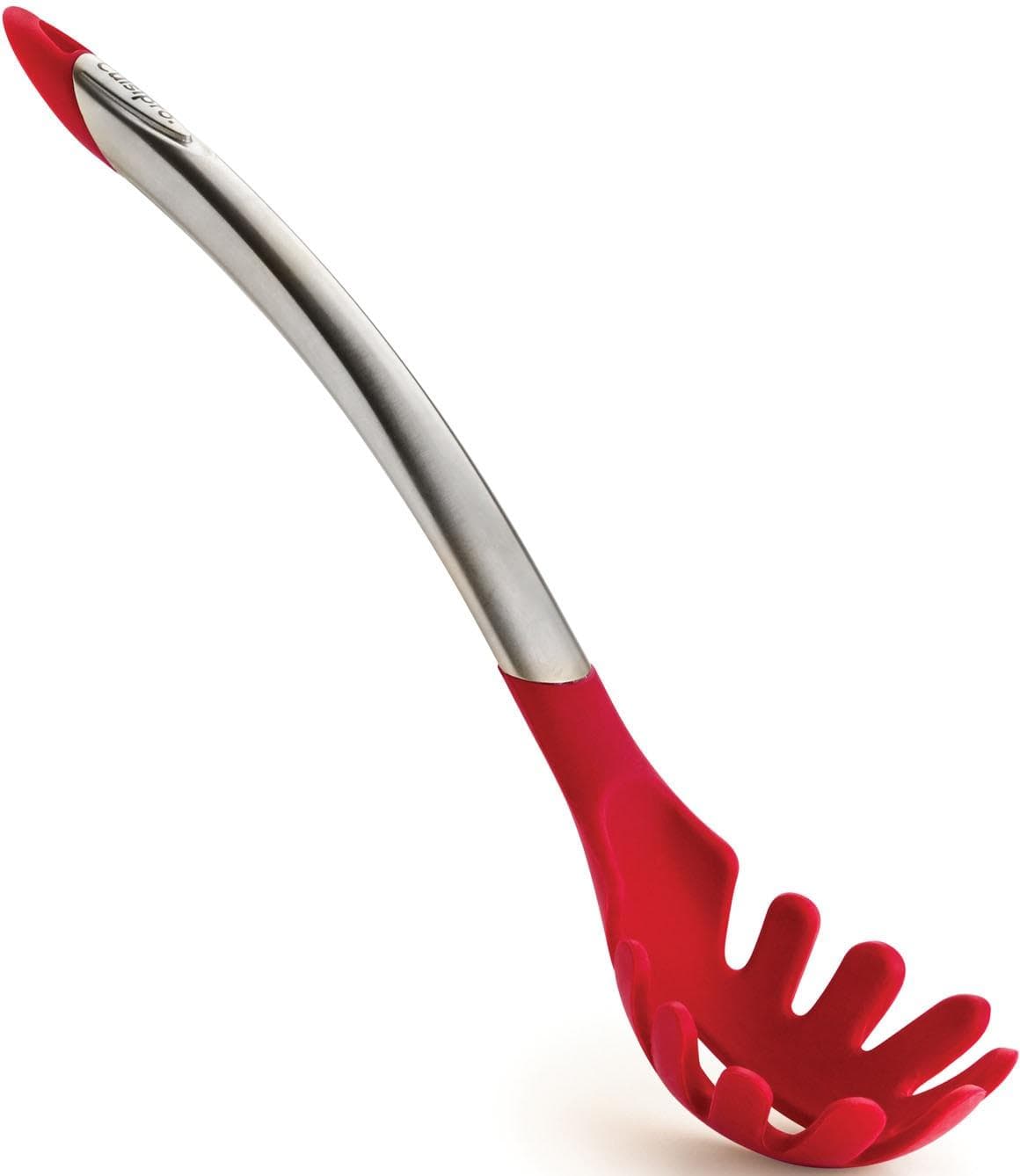 Nudellöffel CUISIPRO Elegance Rot Edelstahl Silikon
