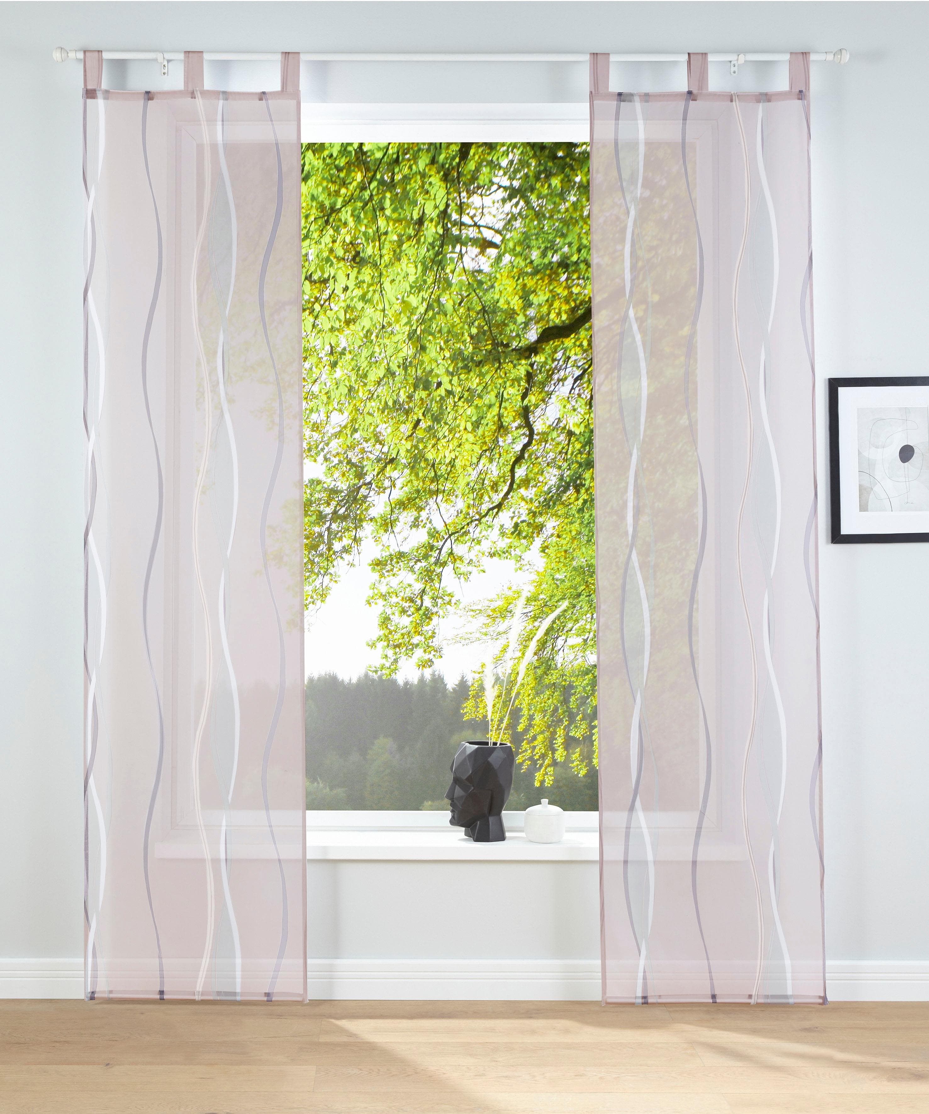 Schiebegardine Dimona Voile Polyester 2er-Set