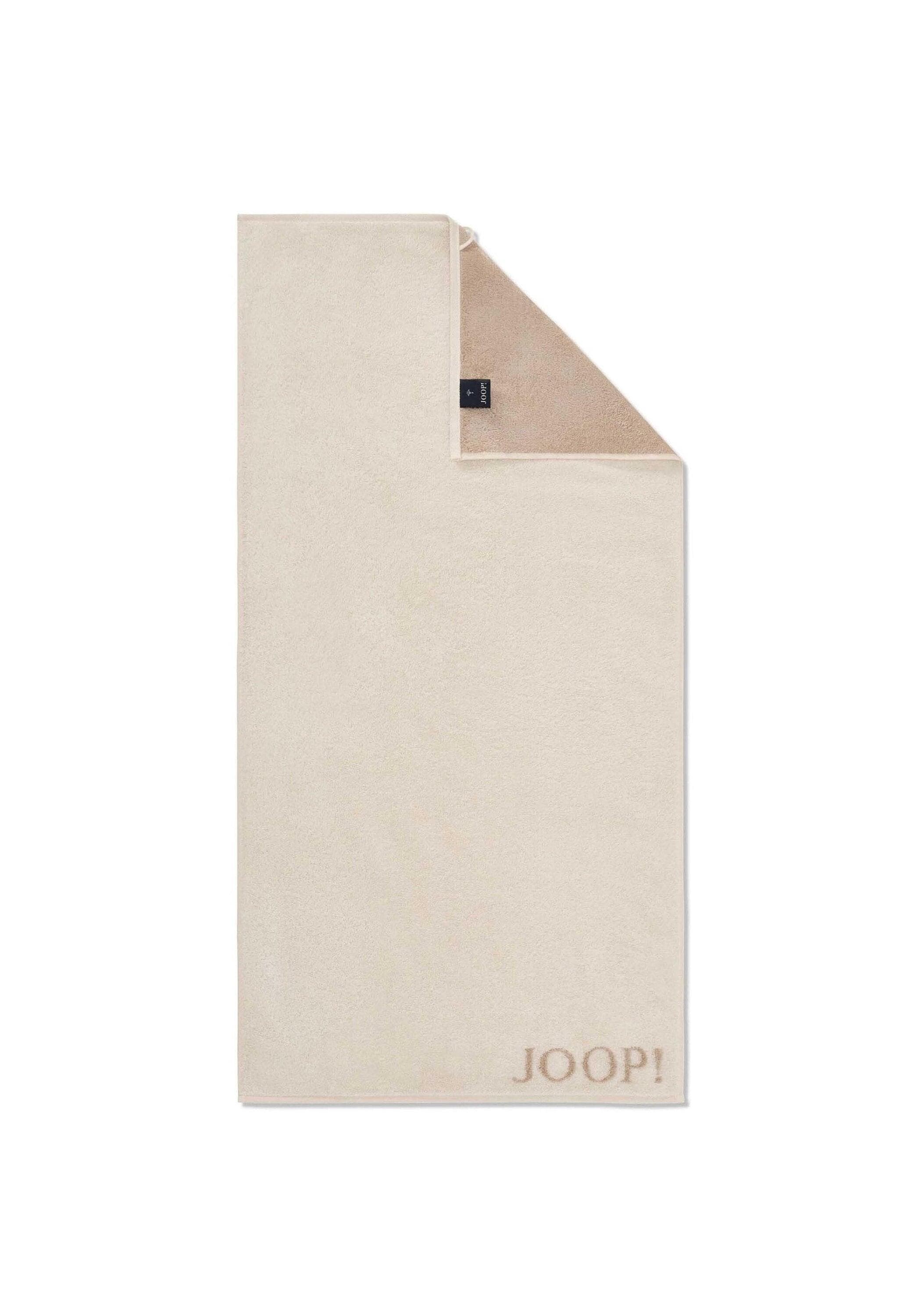 JOOP! Classic Doubleface Handtuch Creme Beige Baumwolle