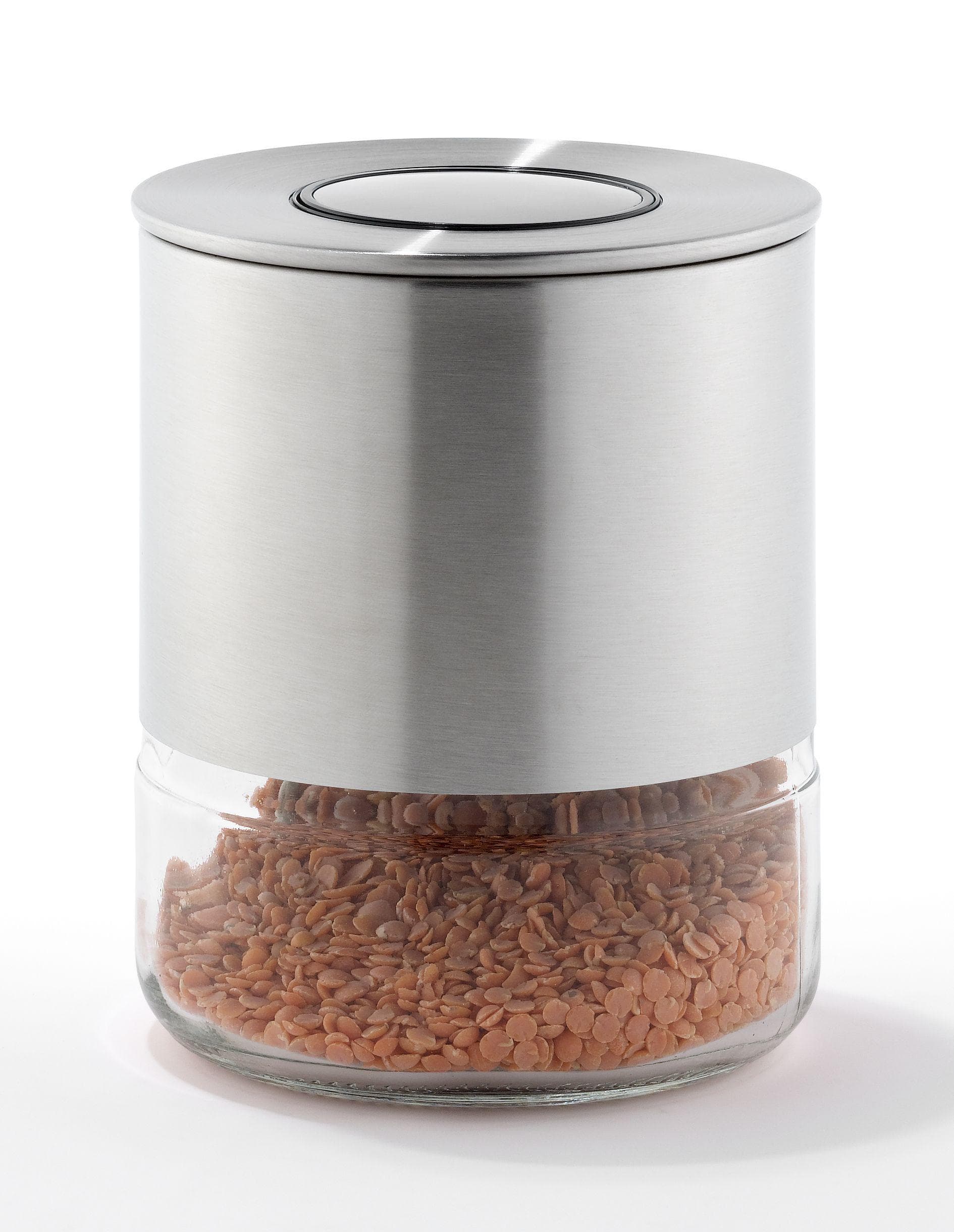 bongusto Vorratsdose Silberfarben Transparent
