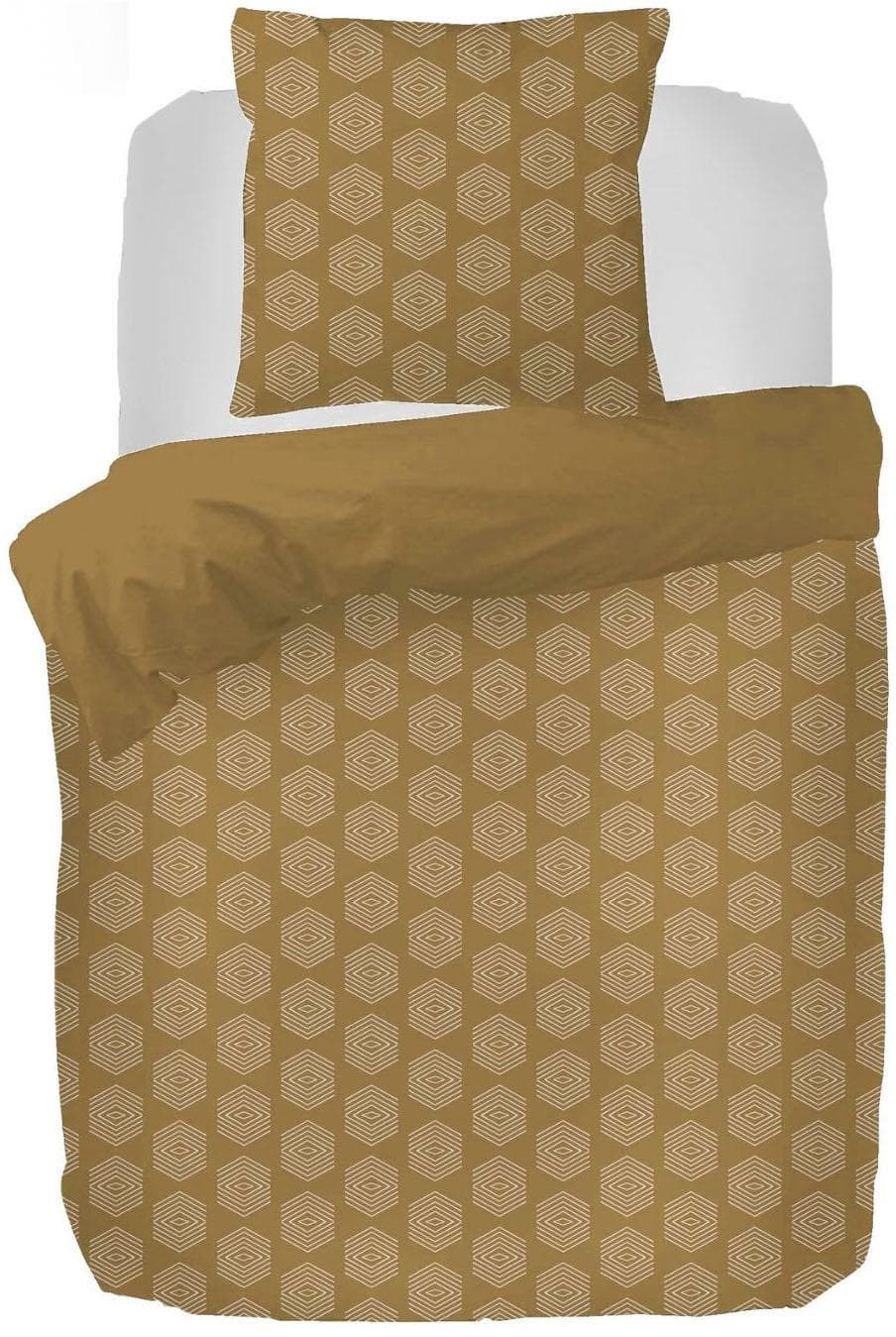 KAYORI Bettwäsche Saitama Beige 100% Bio-Baumwolle Mako-Satin