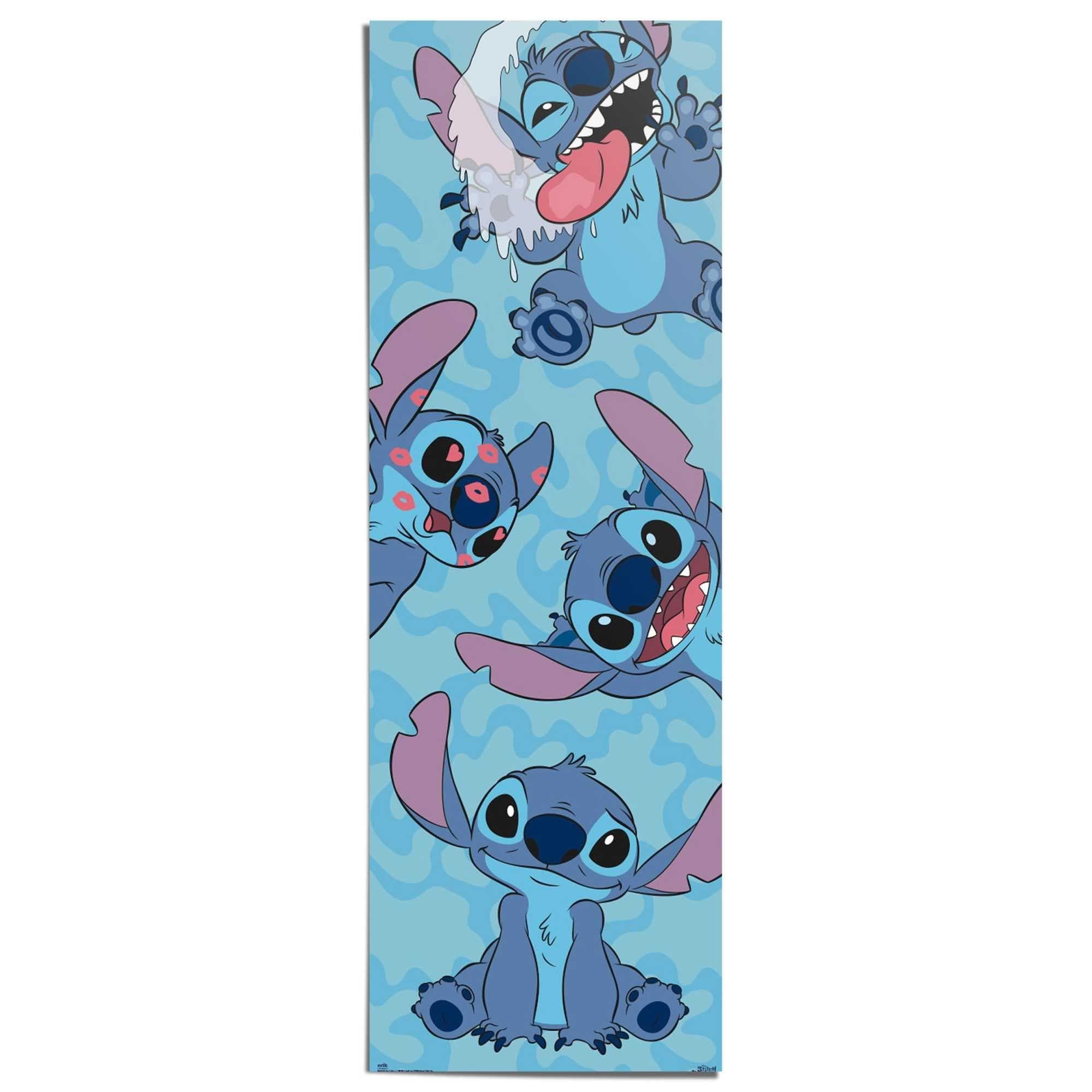 Reinders Poster Stitch Blau Kinderzimmer