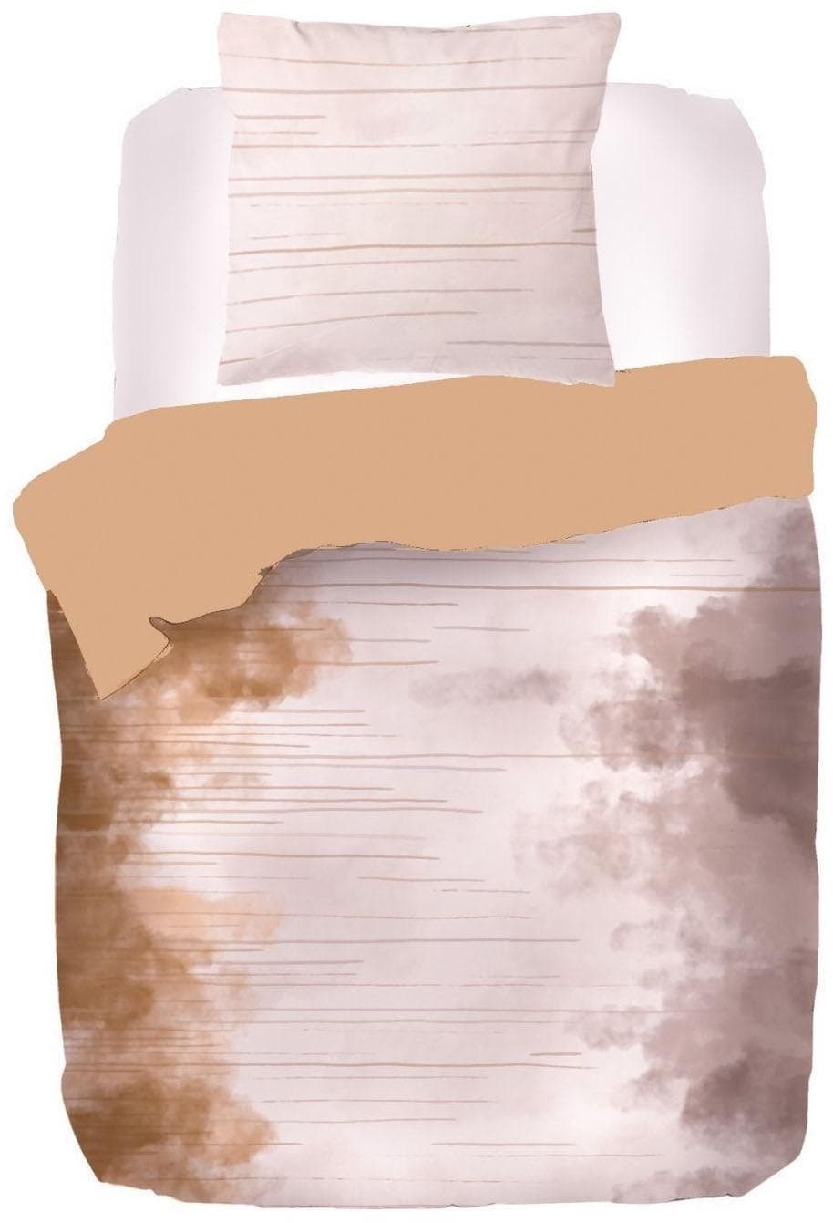 KAYORI Kaneda Bettwäsche Set Beige Bio-Baumwolle
