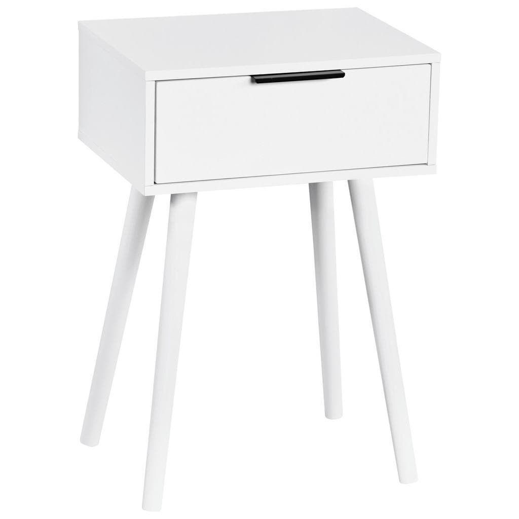 Kesper Nachttisch Weiß Kiefer