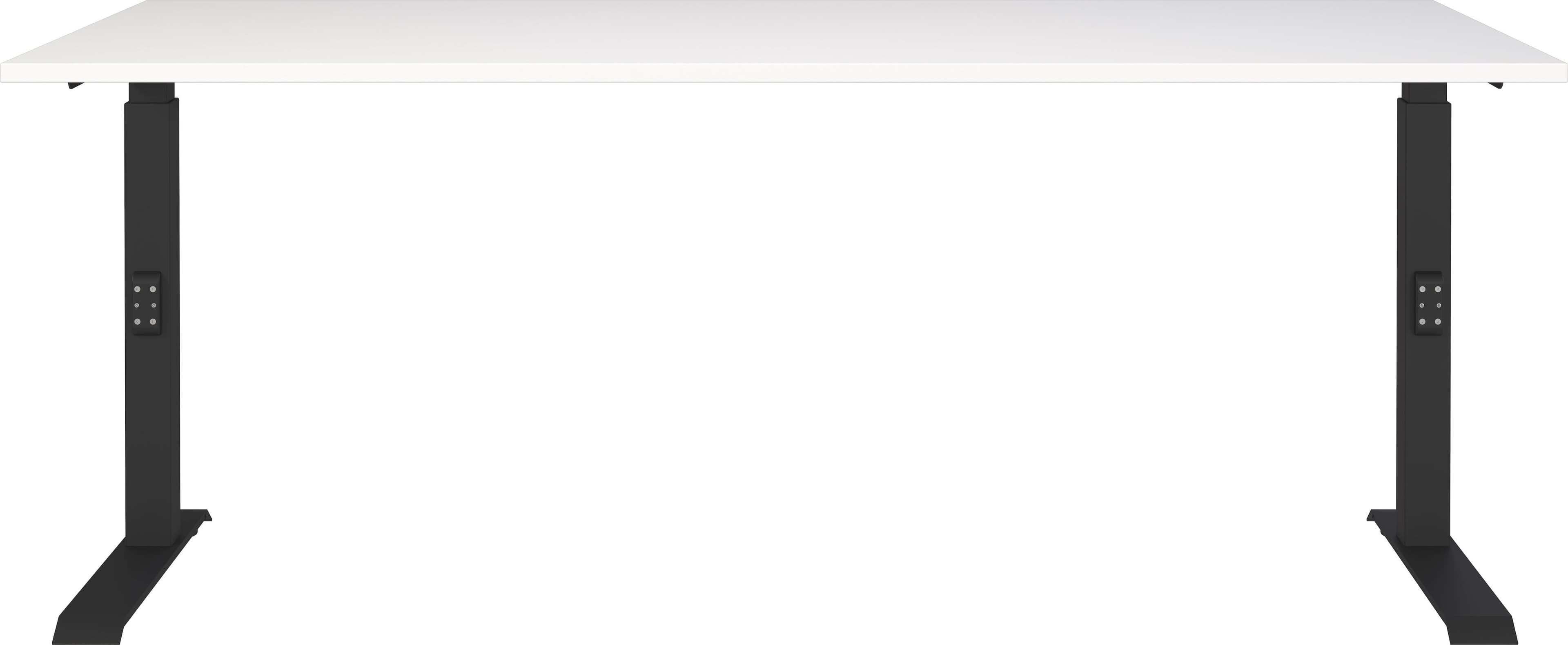 Germania Schreibtisch in Schwarz und Weiß