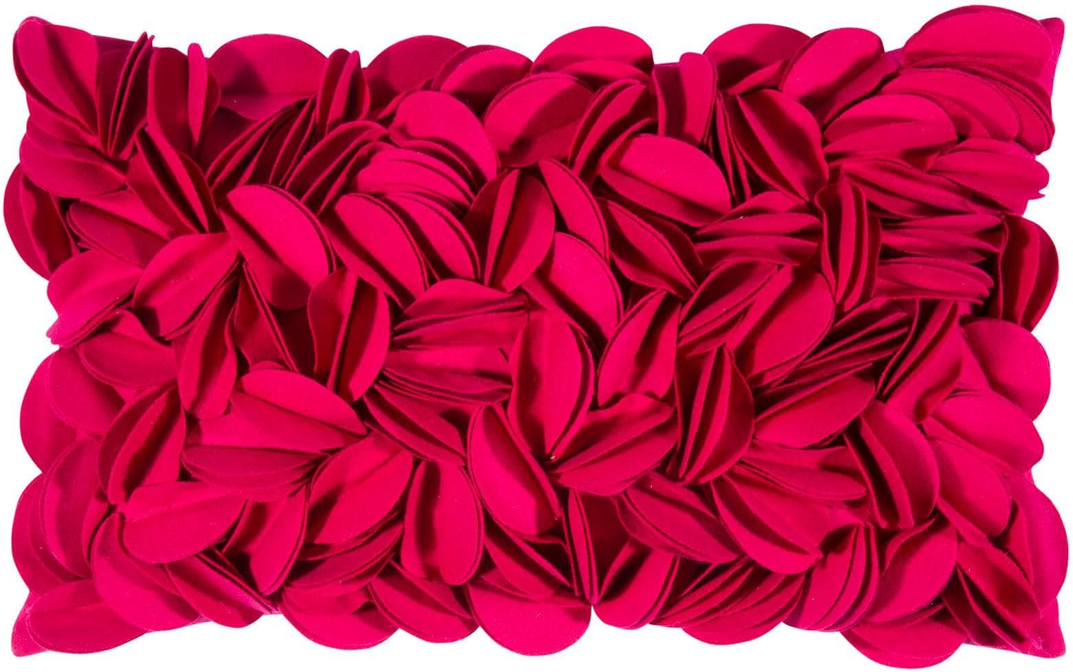 PAD Dekokissen Dorothy Pink Handgenähte Blumen