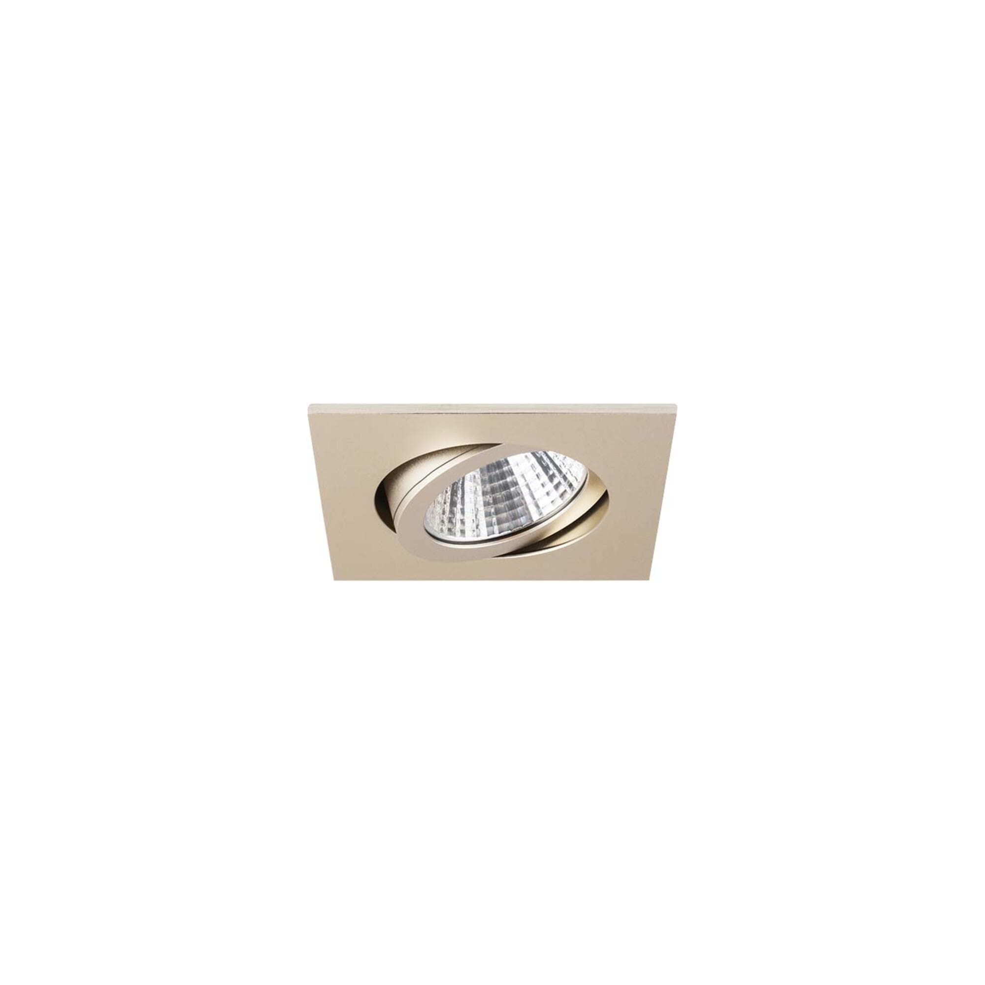 BRUMBERG Tirrel-S Einbaustrahler eckig hellgold