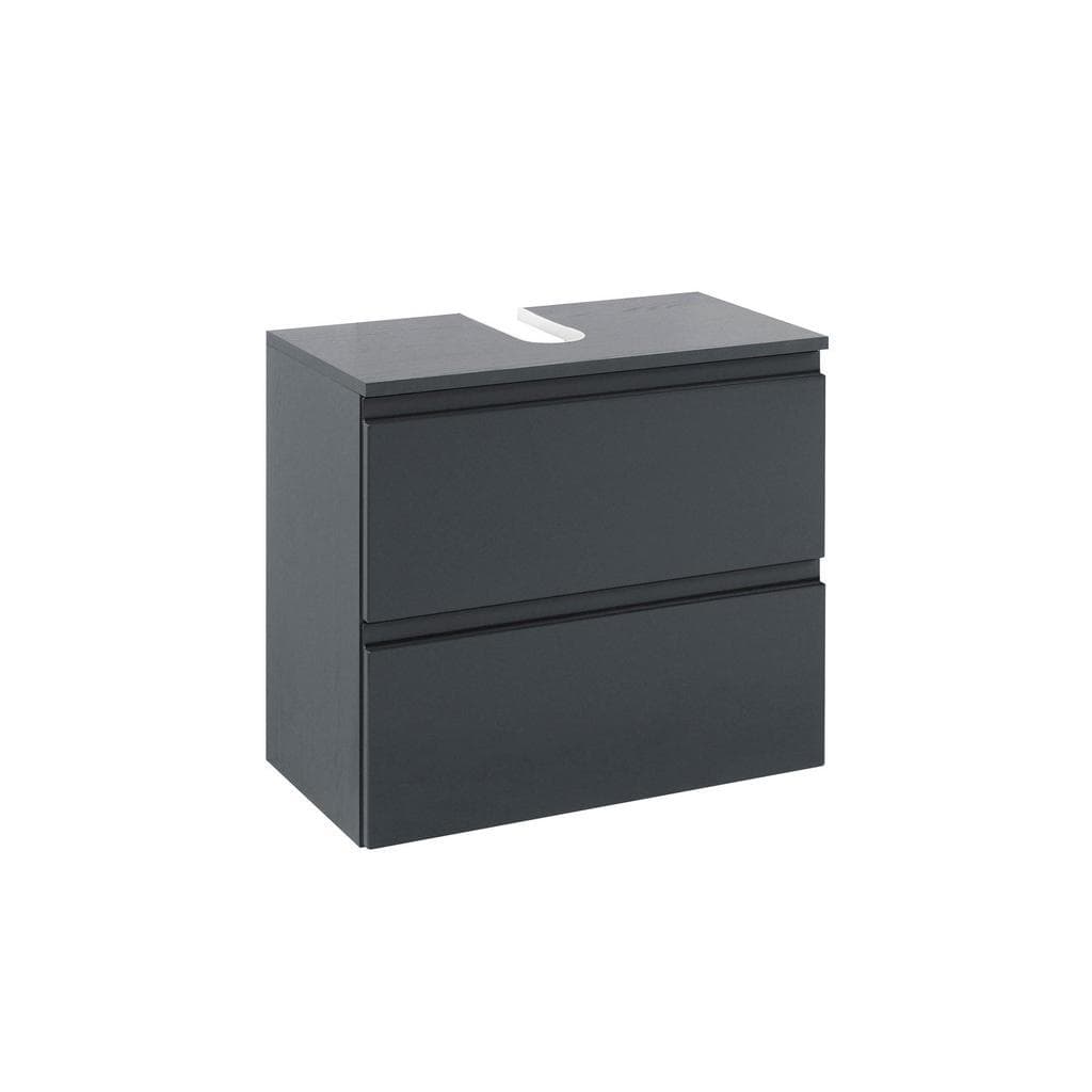 Held Waschbeckenunterschrank Cardiff Graphit Holzwerkstoff 1 Schublade
