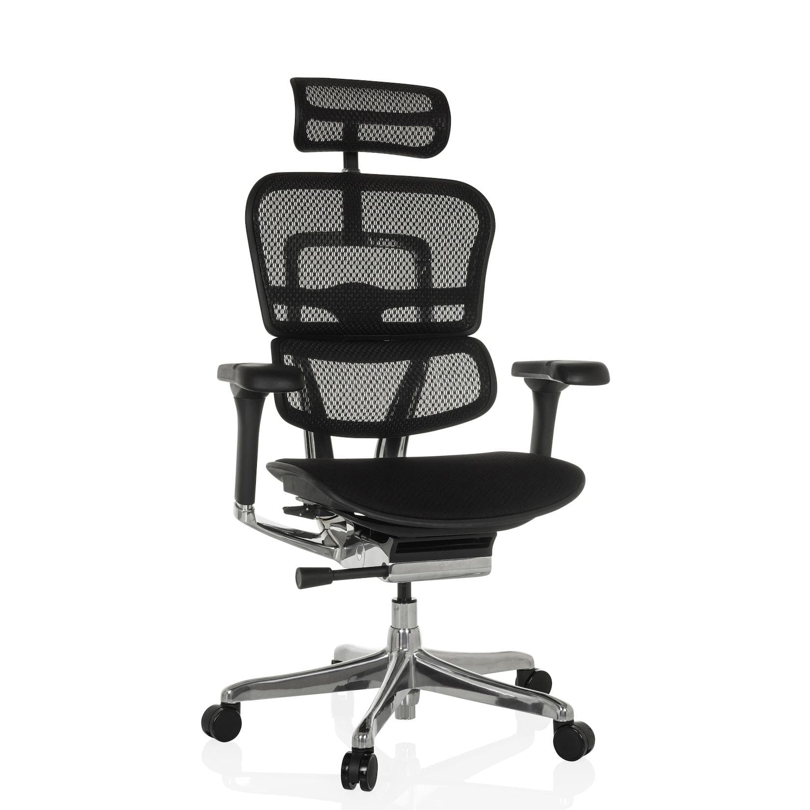 hjh OFFICE Luxus Chefsessel ERGOHUMAN GEN2 Stoff Netzstoff Armlehnen höhenverstellbar