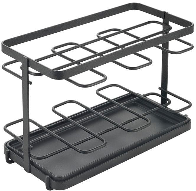 METALTEX Küchenorganizer-Set Schwarz mit ThermoTouch Beschichtung