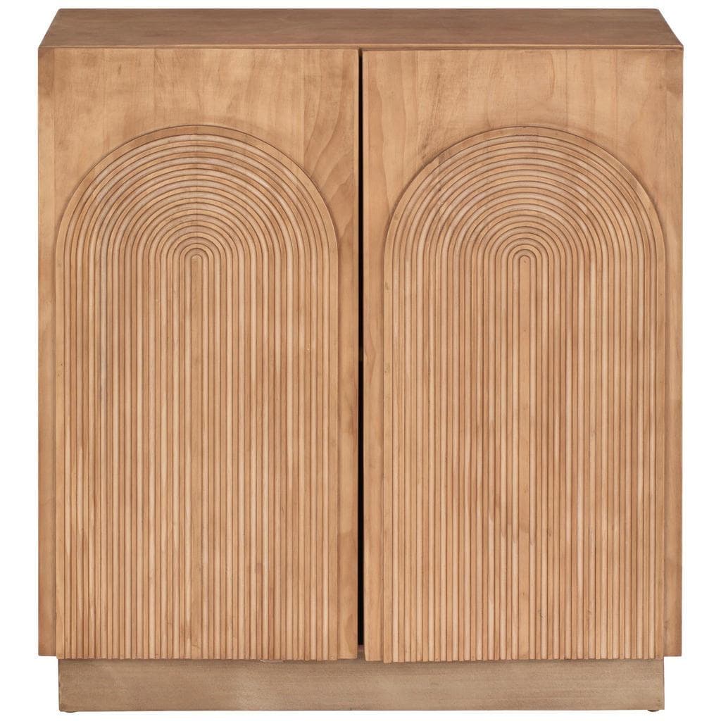 Mid.you Kommode Natur Holzwerkstoff Tanne Furniert 2 Fächer